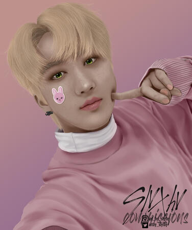 Binnie loves pink